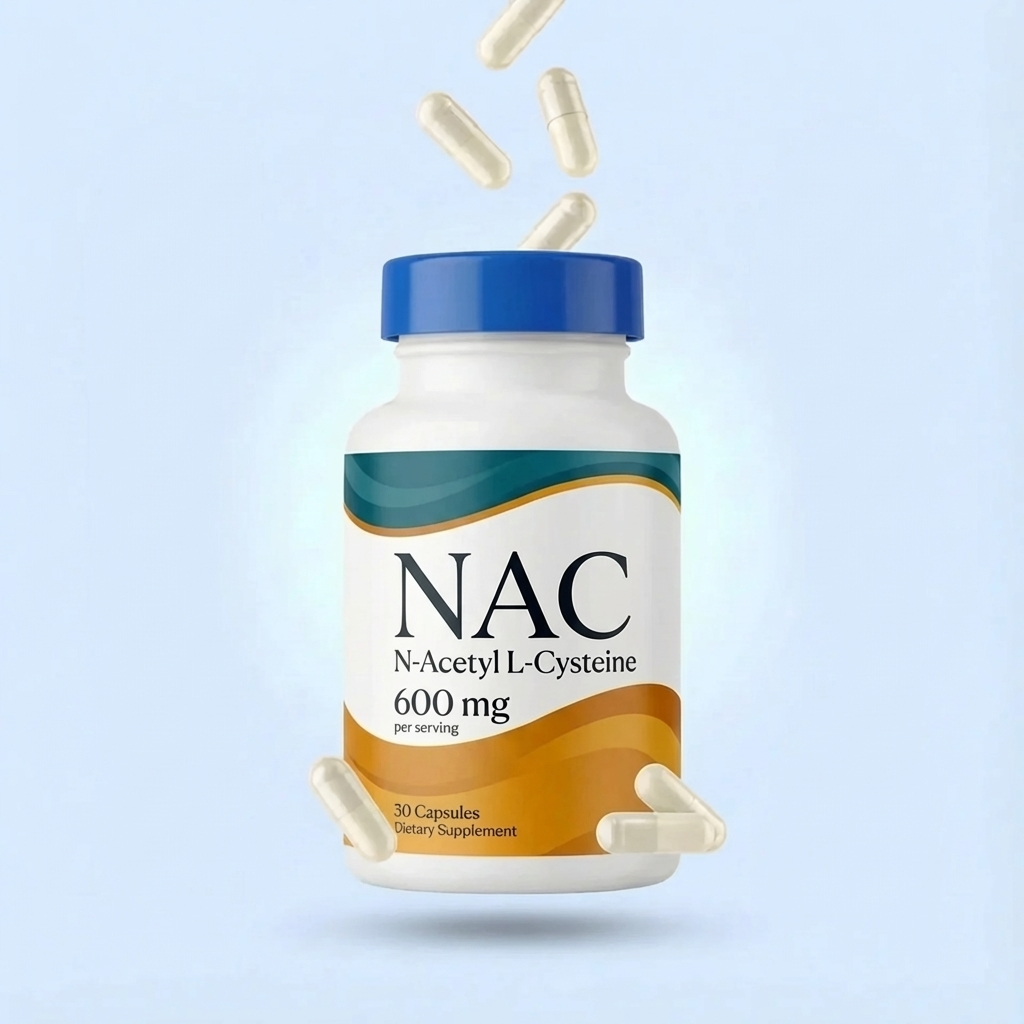 NAC N-Acetyl-L-Cysteine for Daily Antioxidant Support (30 Capsules)